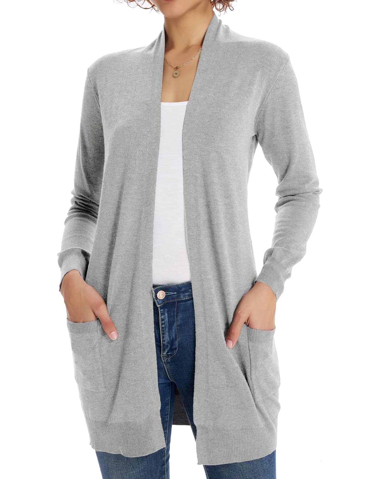 Grace Karin Women's Lightweight Cardigan Sweaters with Pocket for Fall Fashion
| Grace Karin Women Lightweight Cardigan